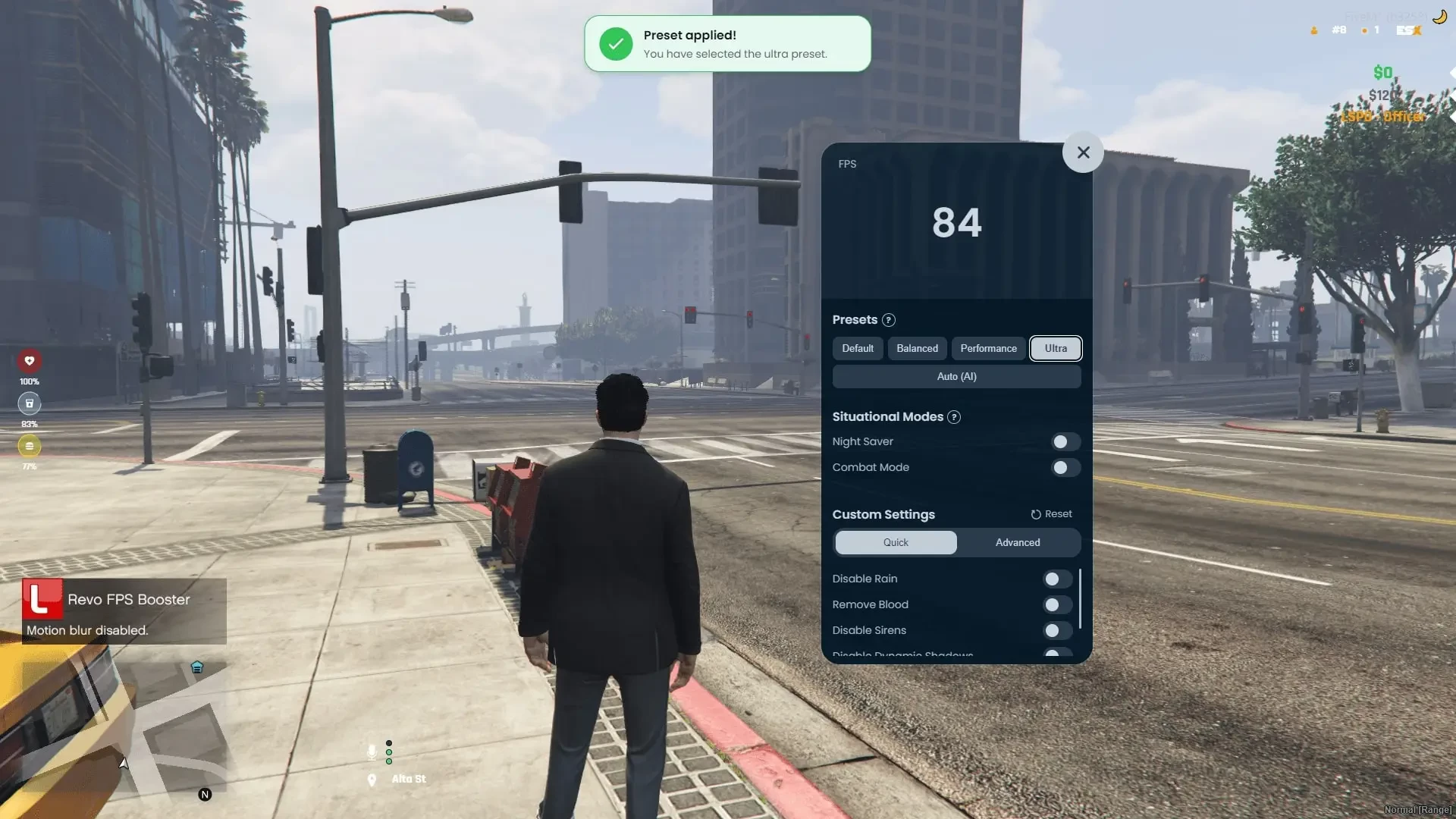 FiveM FPS Booster & Anti-Lag Script | Client Optimizer | Revo Scripts