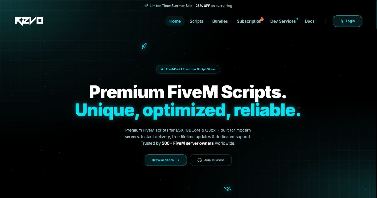 FiveM Scripts | ESX, QBCore & QBox | Revo Scripts